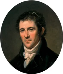 Porträtt av Benjamin Henry Latrobe av Charles Willson Peale
